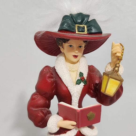 2/$50 Thomas Kinkade Christmas Caroling Figurine 1611A 2008 Hamilton Collection - Picture 2 of 9
